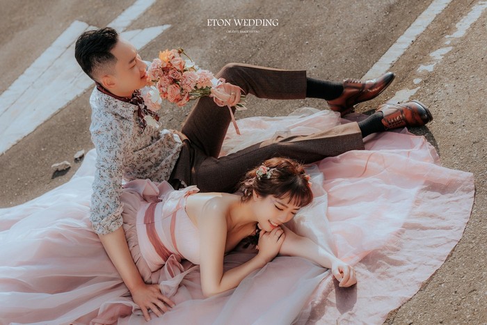 街拍婚紗照,婚紗照風格,婚紗攝影,拍婚紗